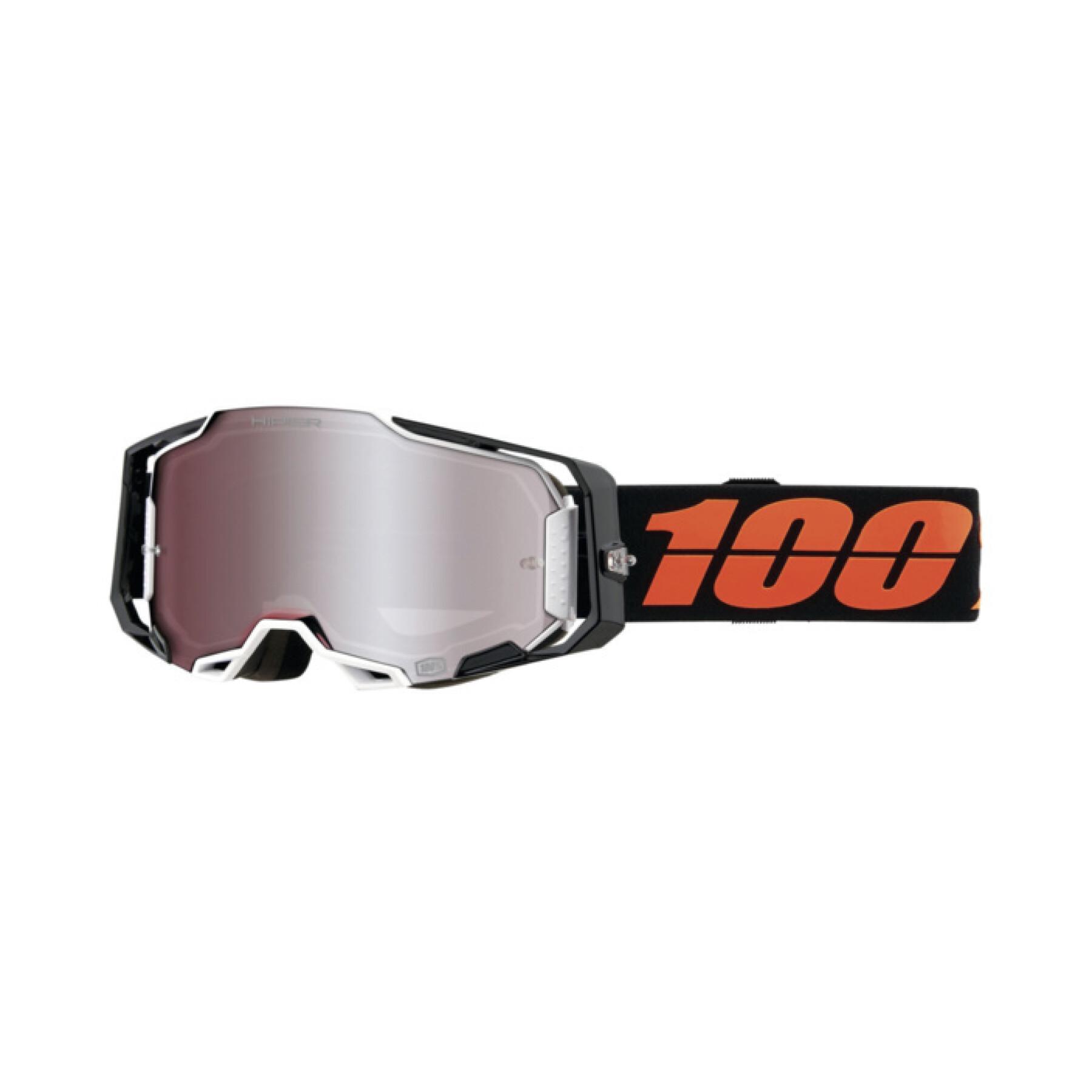 100% motorcrossmasker Armega Hiper Goggle Blacktail