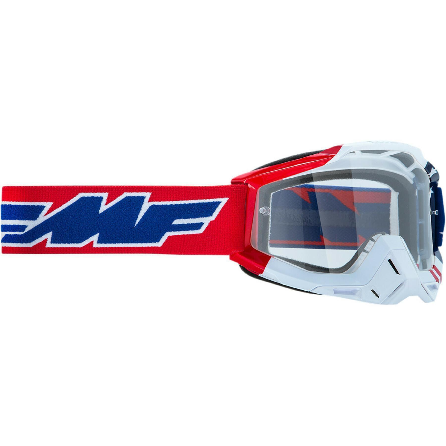 Motorfiets crossbril FMF Vision us of a clr