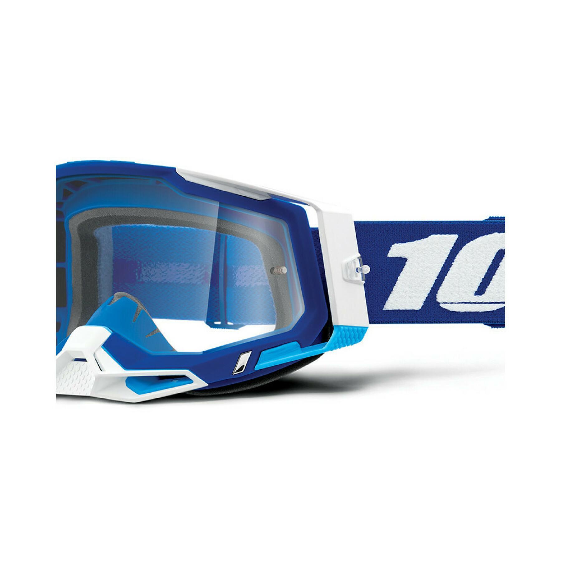 Motorcross Fiets Masker duidelijk scherm 100% Racecraft 2