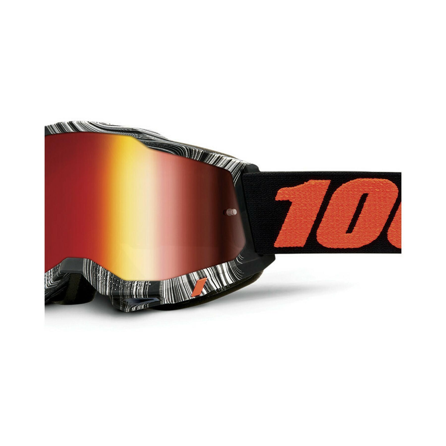 Motorcross Fiets Masker iridium scherm 100% Accuri 2 Geospace