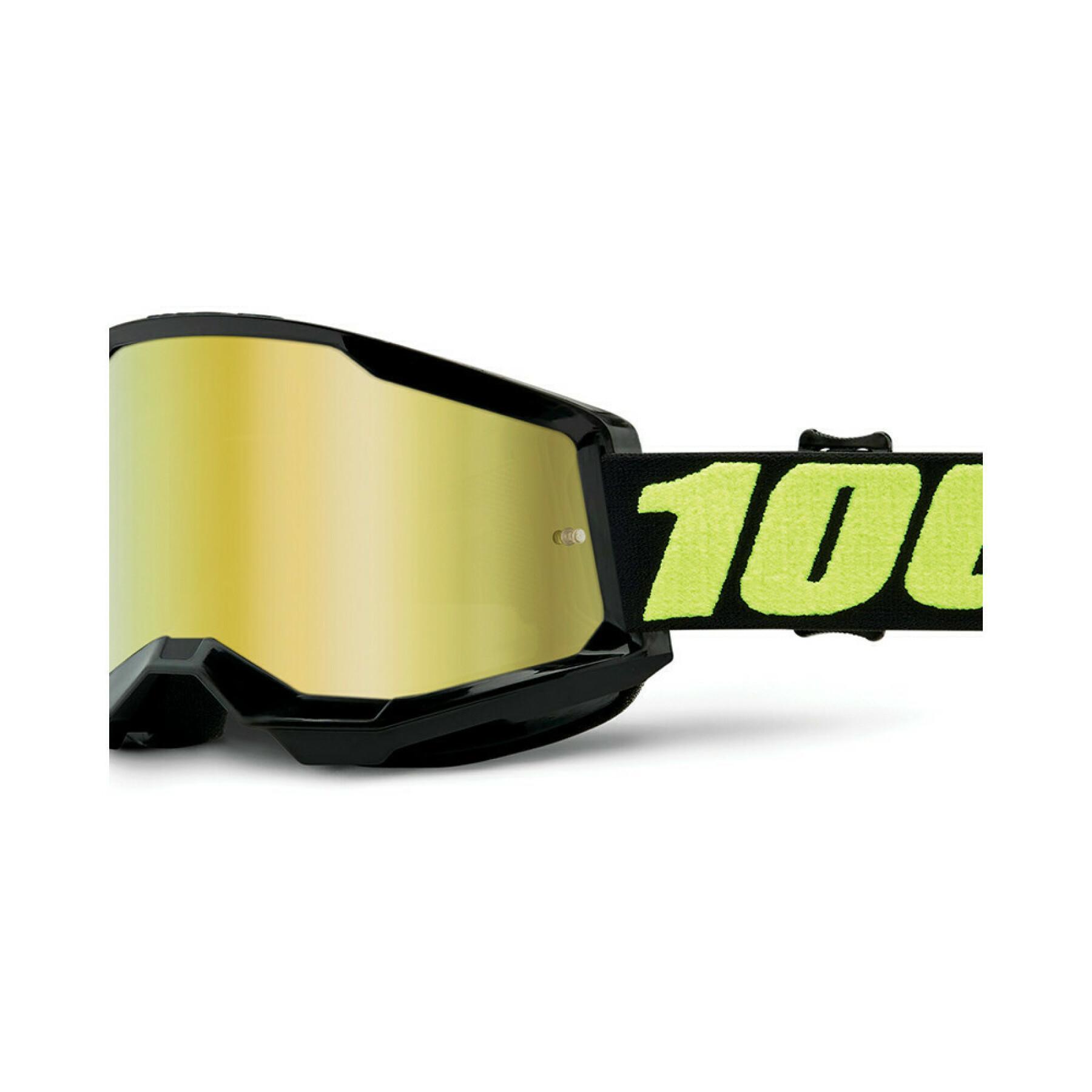 Motorcross Masker iridium scherm 100% Strata 2 Upsol