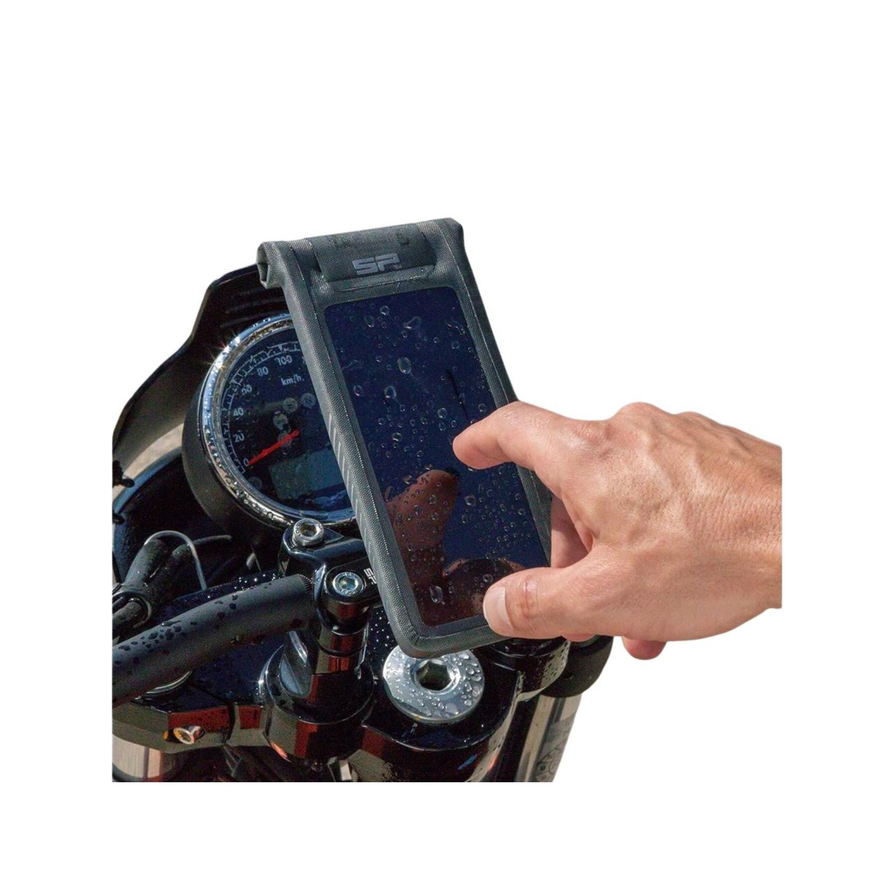 Motorfiets smartphonehouder Sp-Connect Pack Complet Sp-Connect Moto Bundle Fixé Sur Guidon Iphone 12 Mini