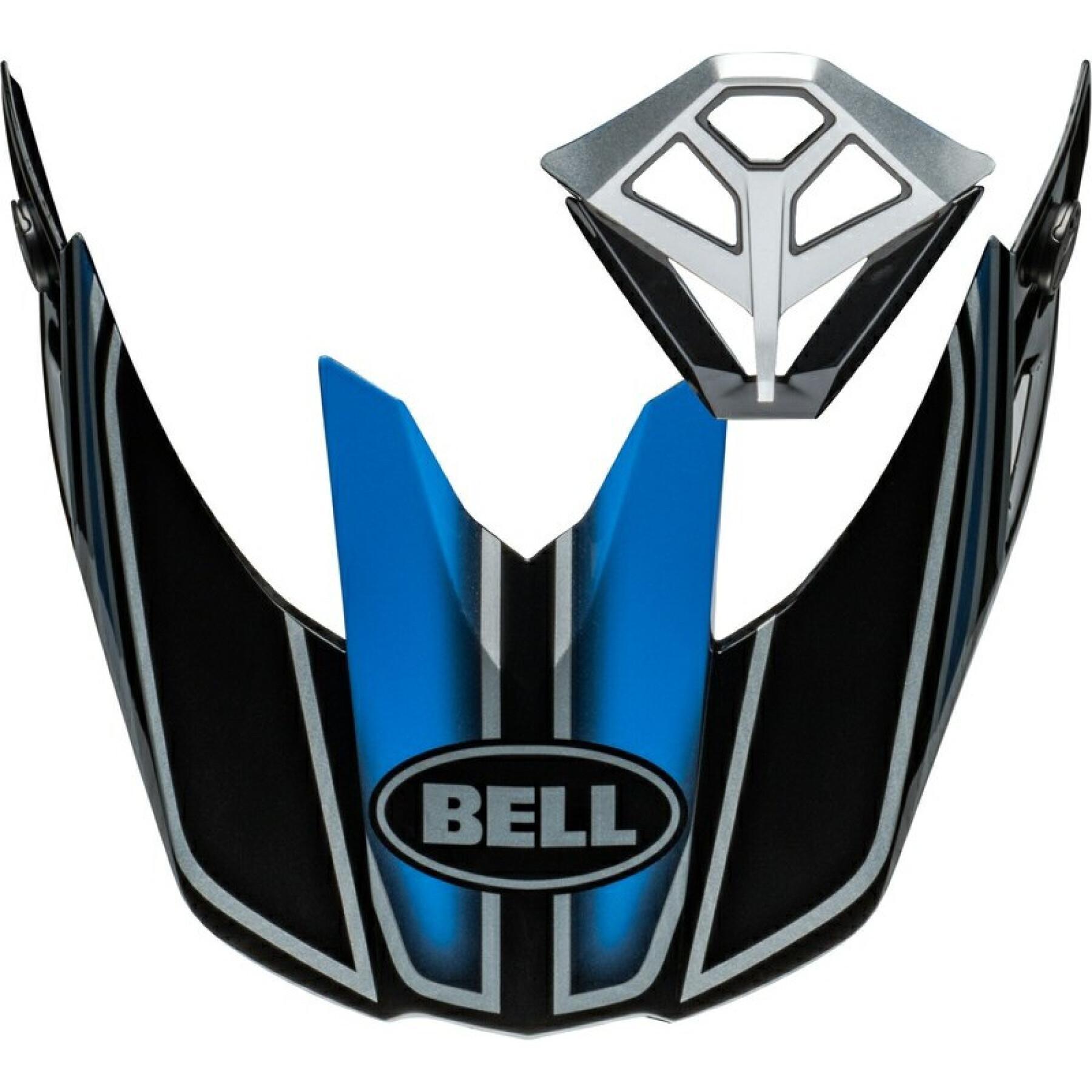 Motorhelm vizier en mondventilatieset Bell 10 - Webb Marmont Gloss North Carolina