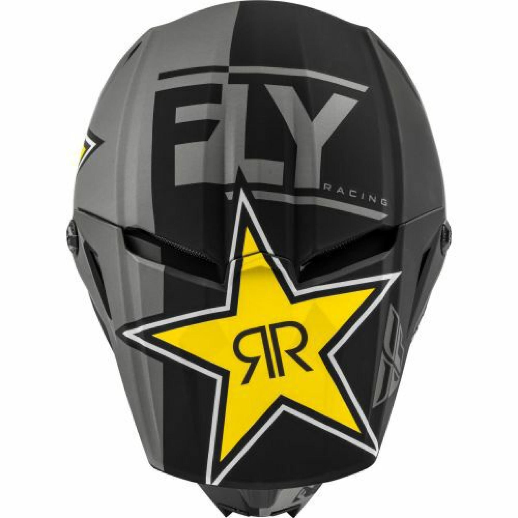 Motorhelm Fly Racing Kinetic Rockstar 2021
