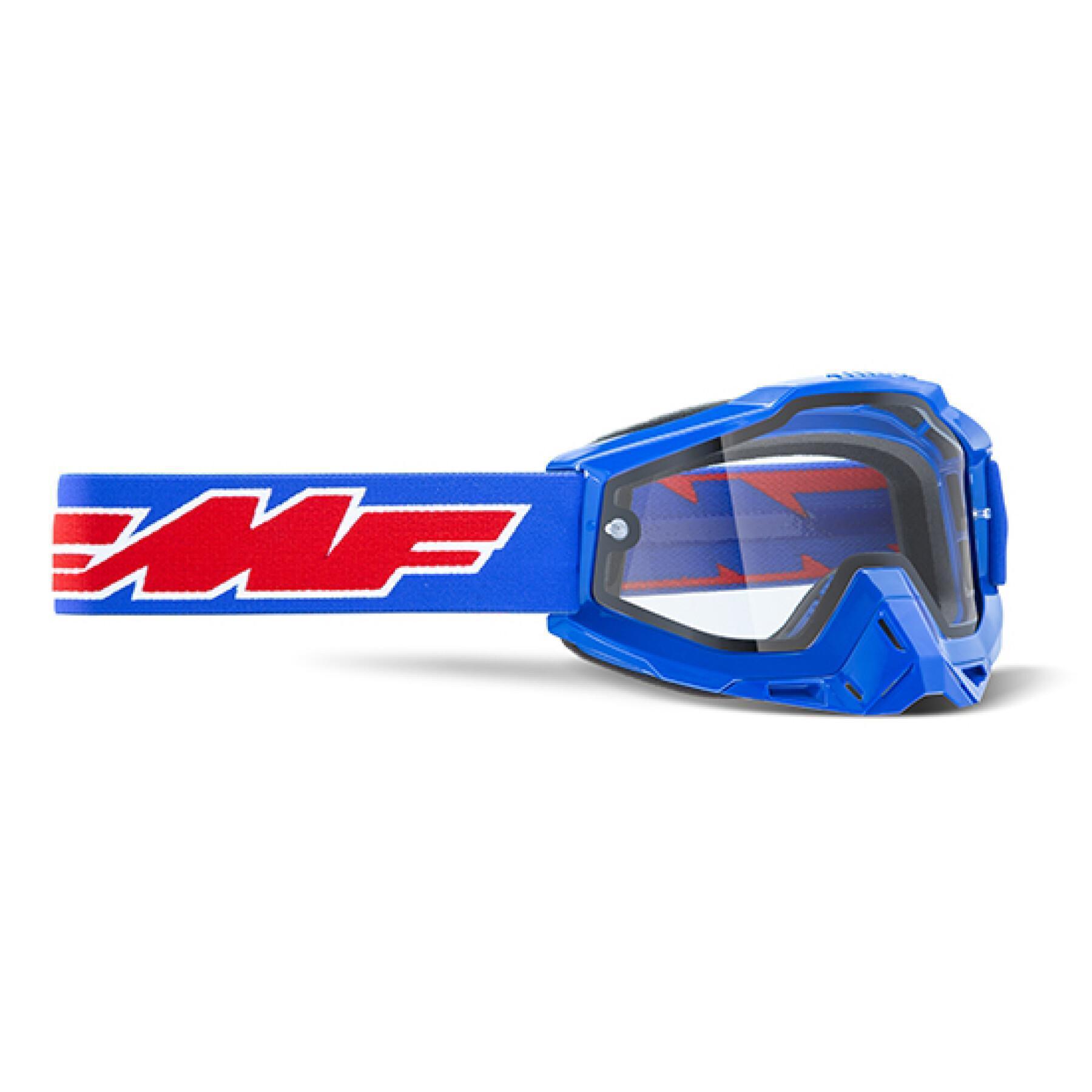 Motorcross Masker heldere lens FMF Vision Powerbomb Enduro Rocket