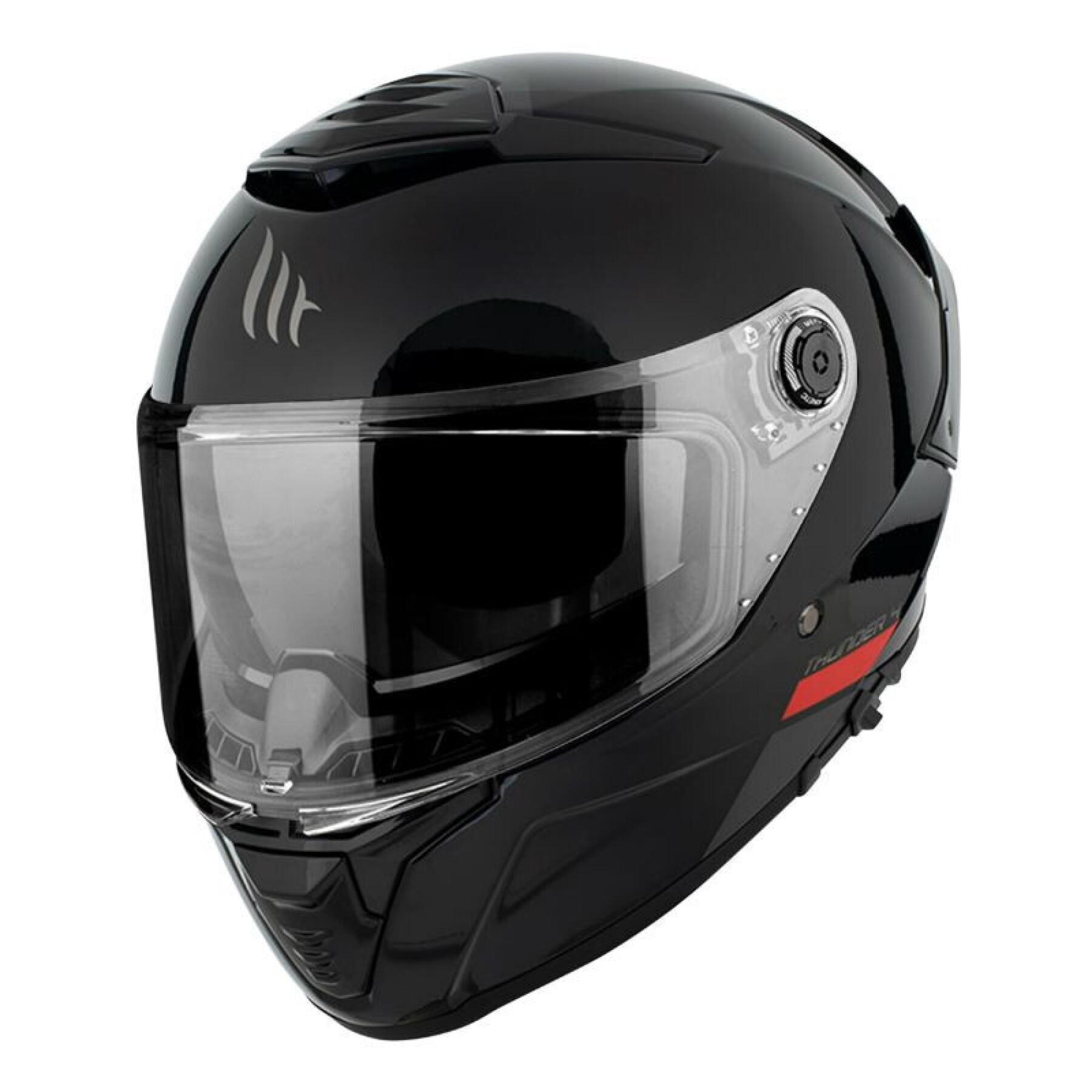 Volgelaats motorhelm, dubbel schild / pinlock klaar MT Helmets Thunder 4 SV