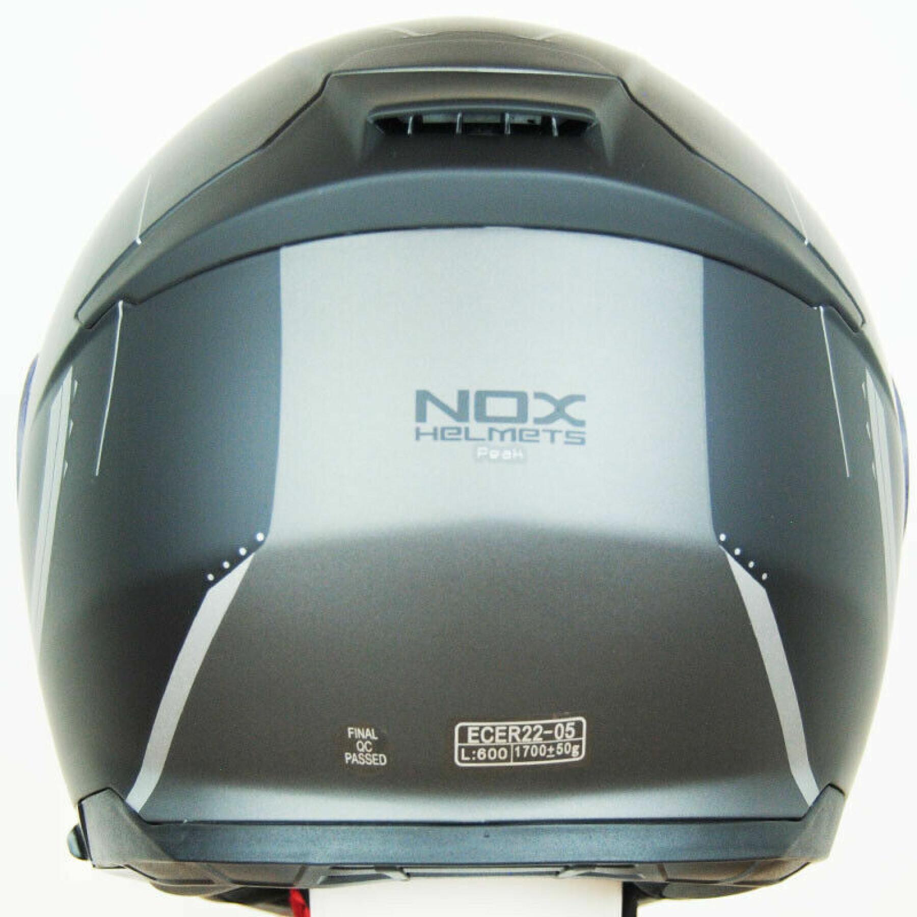 Modulaire motorhelm Nox N965 Peak