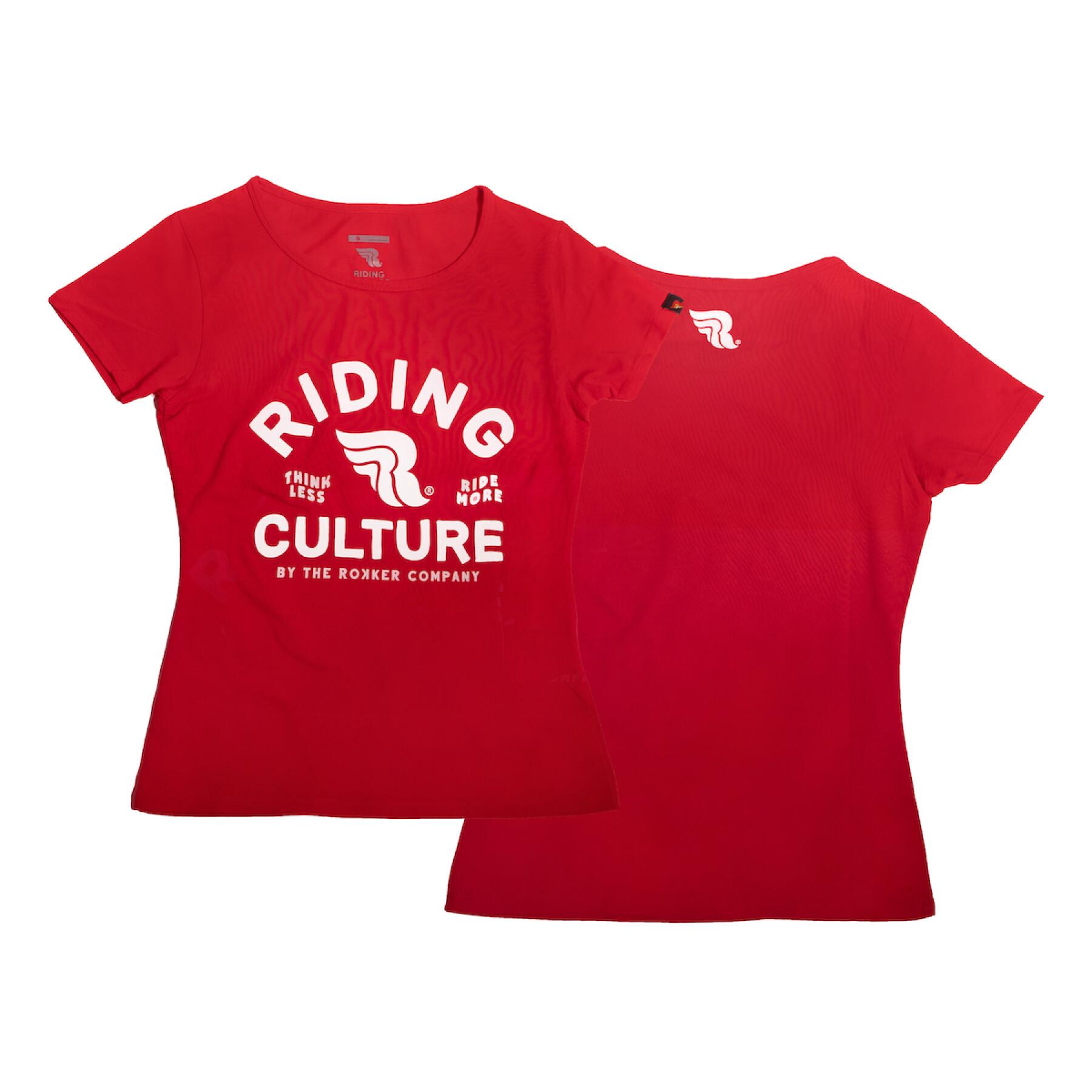 Dames-T-shirt Riding Culture Ride more