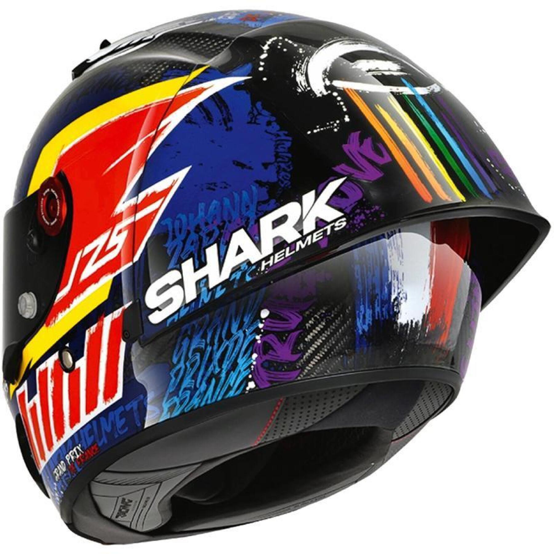 Volgelaatshelm Shark Race-R Pro GP 06 Replica Zarco Chakra