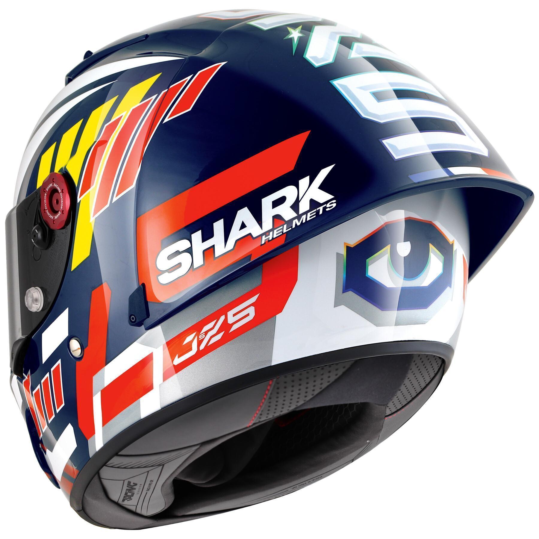 Volgelaats motorhelm Shark race-r pro GP zarco signature