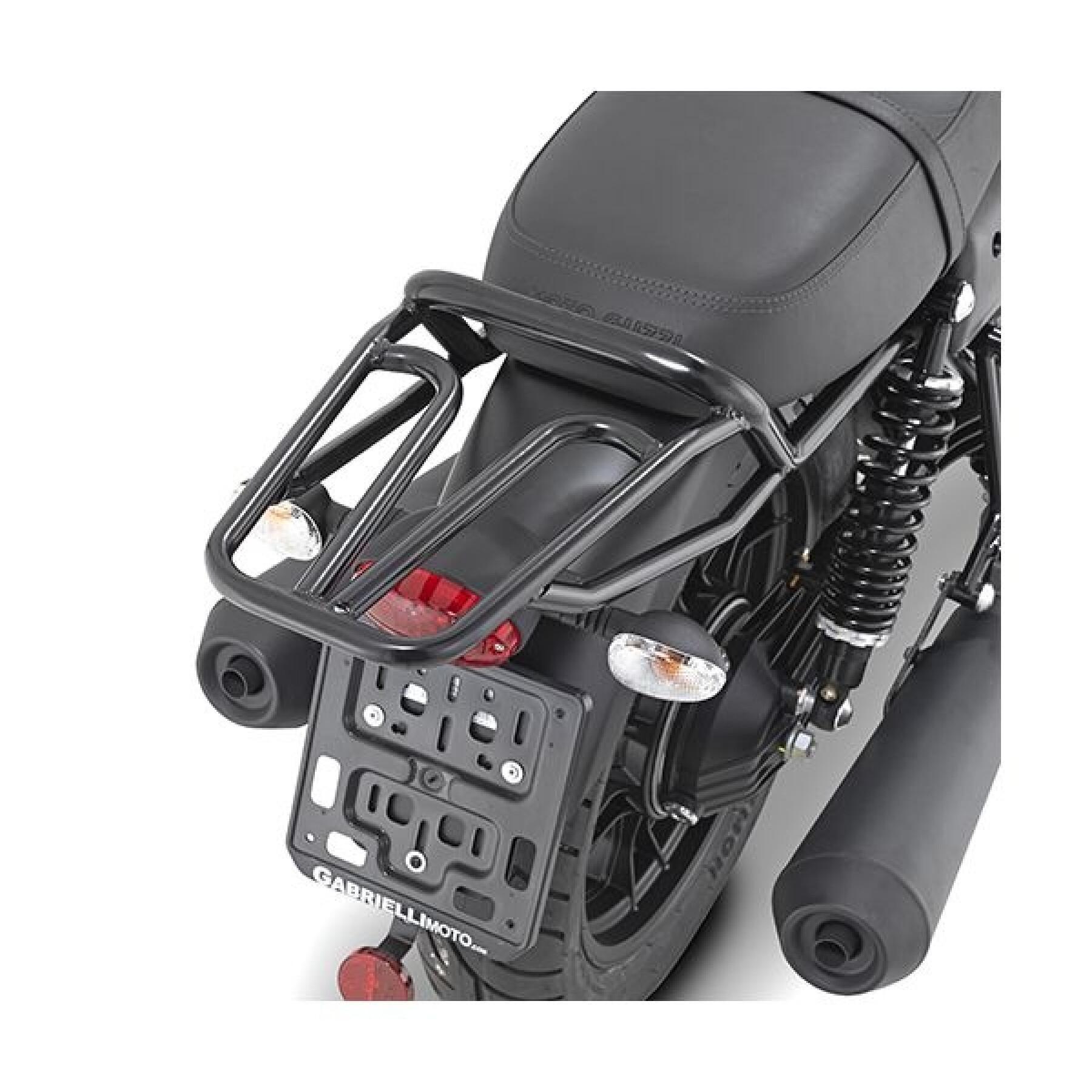Aluminium motorfiets topkoffer steun Givi Monokey ou Monolock Moto Guzzi V7 III Stone Night Pack (19 à 20)