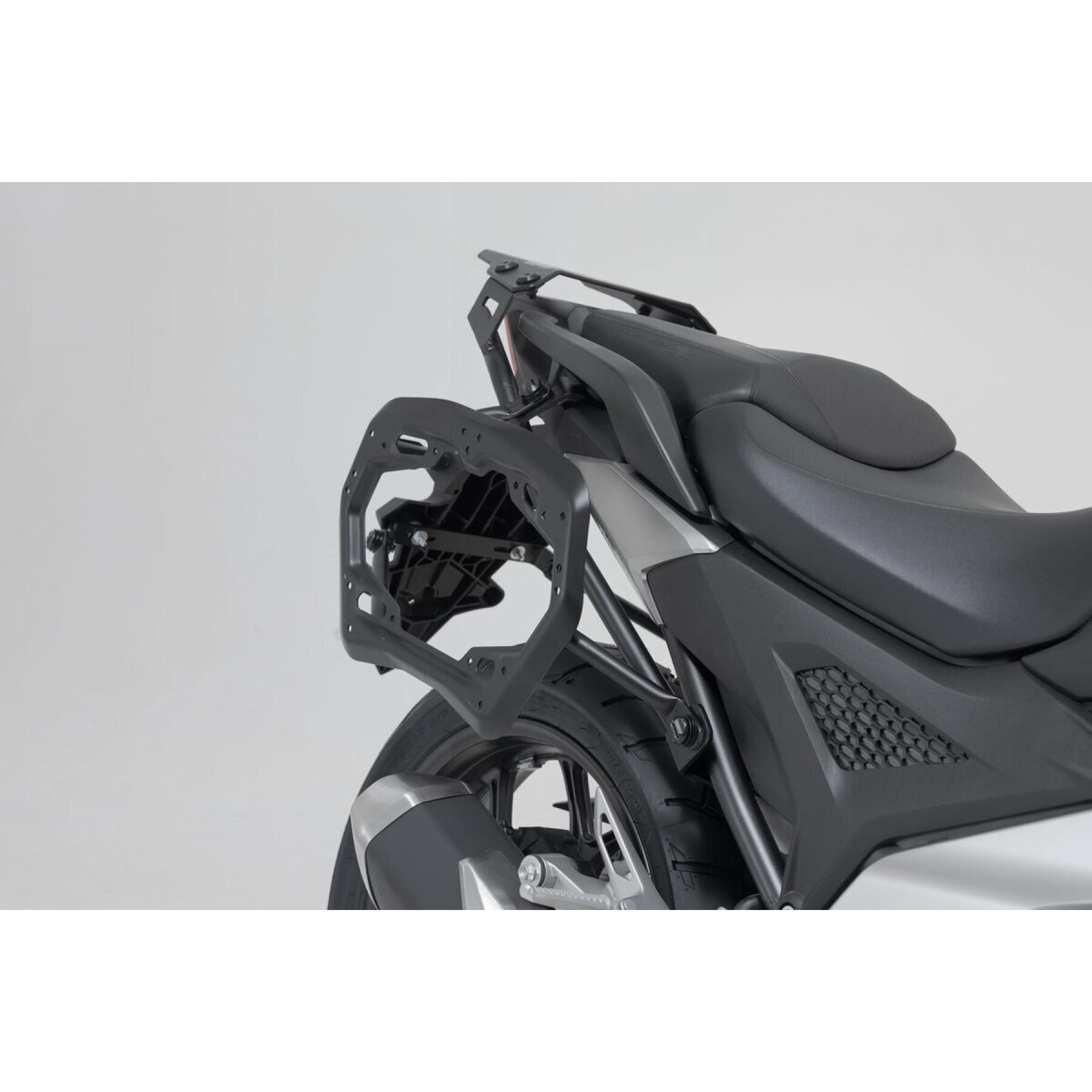 Stijf zijkoffersysteem voor motorfietsen SW-Motech DUSC Honda NC750X/XD (20-) 66 L