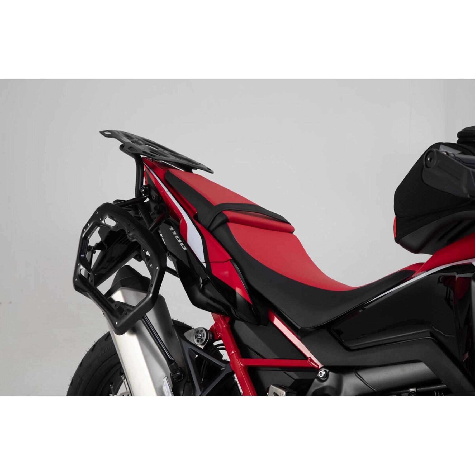 Stijf zijkoffersysteem voor motorfietsen SW-Motech DUSC CRF1100L Africa Twin (19-21)