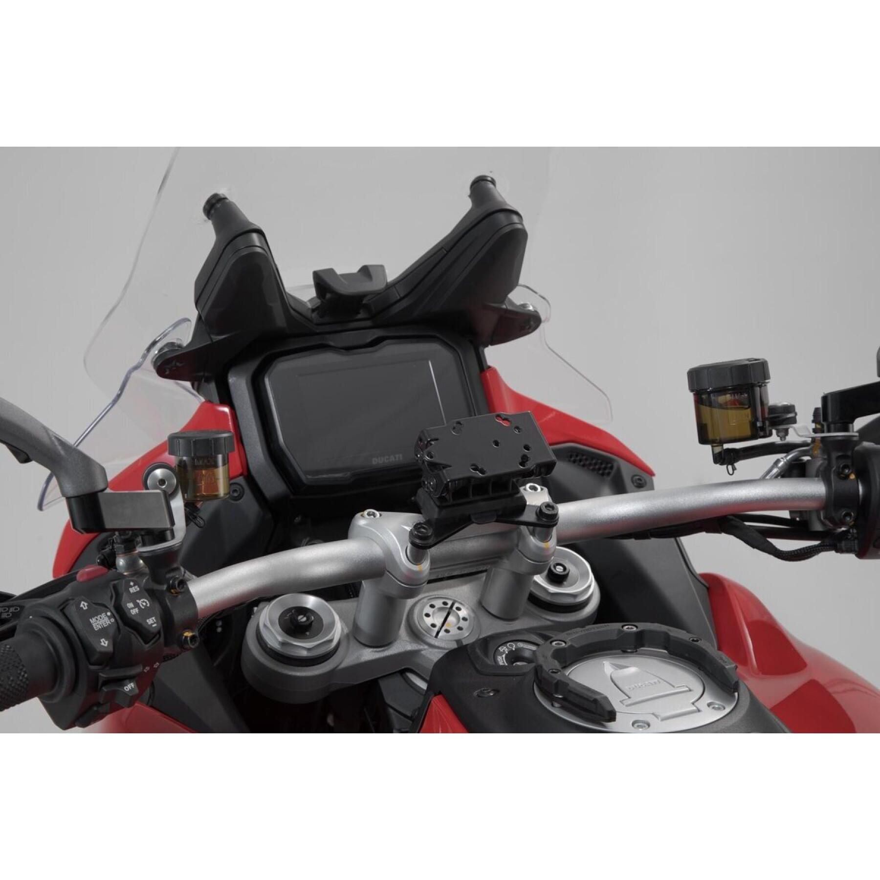 Steun GPS pour guidon SW-Motech Ducati Multistrada V4 (20-).