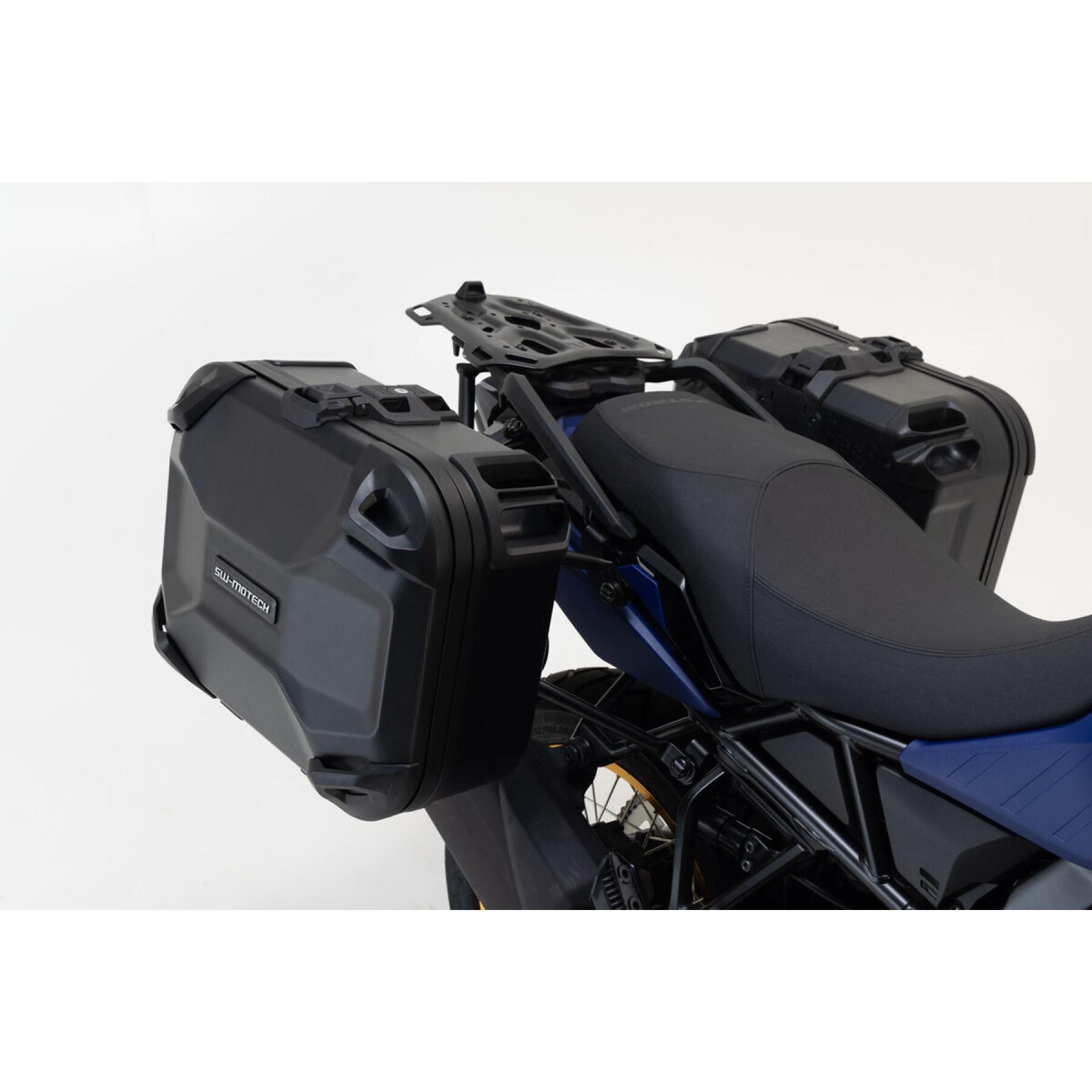 Stijf zijkoffersysteem voor motorfietsen SW-Motech DUSC Suzuki V-Strom 800DE (22-)