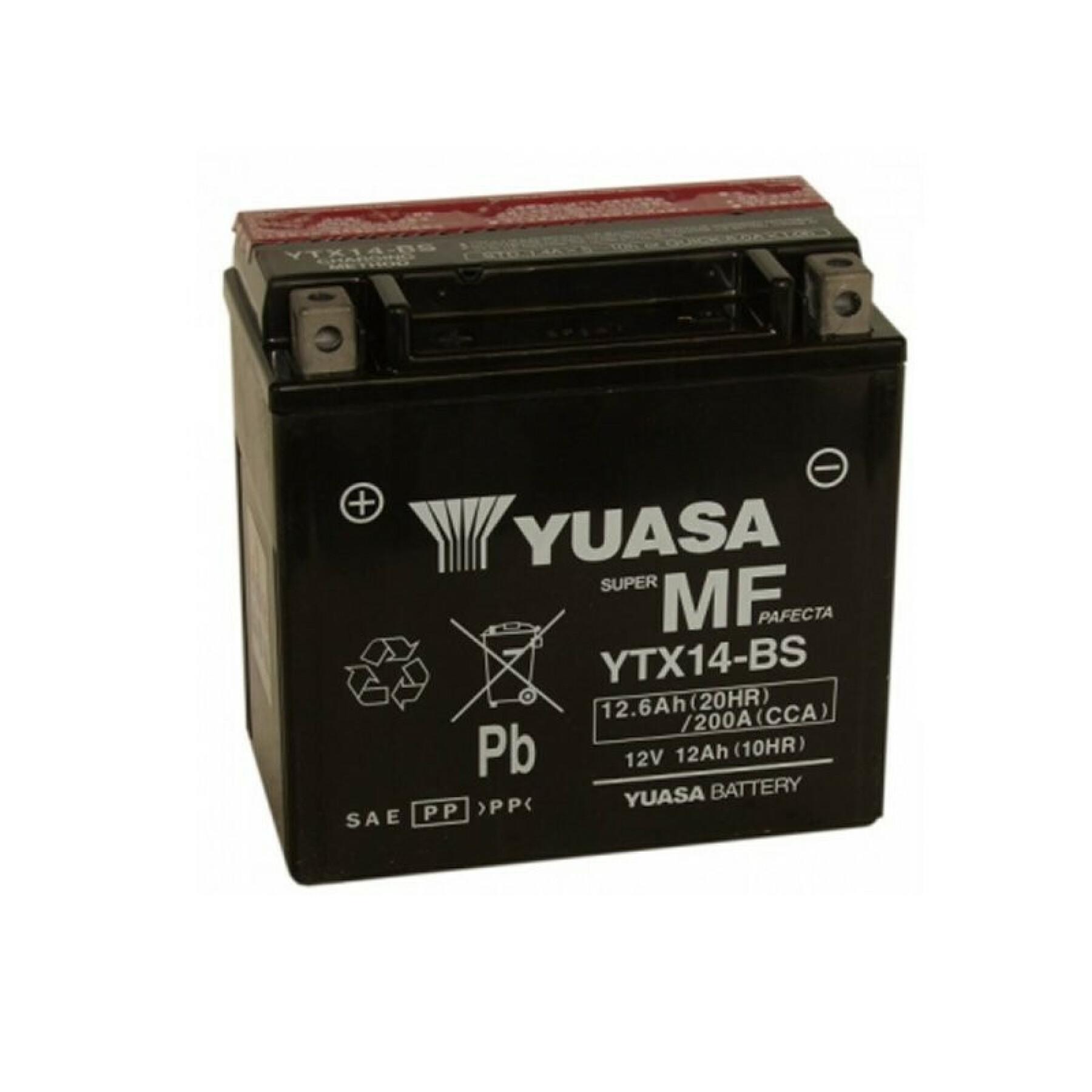 Motorfiets accu Yuasa YTX14-BS