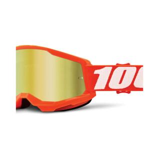 Motorcross Masker iridium scherm 100% Strata 2