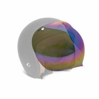 Vizier motorhelm 3 snaps iridium Harisson bubble