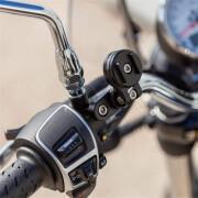 Chromen motorfietsbeugel voor koppelings- of remhendel SP Connect