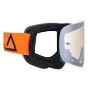 Motorcrossbril met zilveren spiegellens Amoq Vision Magnetic