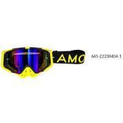 Motorcrossbril met blauwe spiegellens Amoq Aster