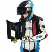 Motorfiets airbag vest, elastisch, leer Helite GP-AIR GT