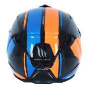 Donker converteerbare trialhelm met enkel schild en afneembare kinband MT Helmets MT STREetFIGHTER SV SKULL(livre avec un ecran supplementaire orange)